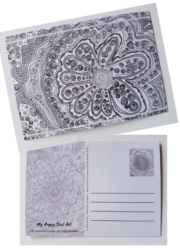 Set of 9 mandala postcards