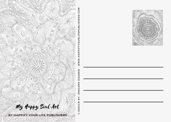 Set of 9 mandala postcards - Image 12