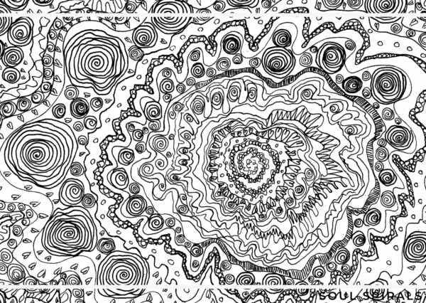 Set of 9 mandala postcards - Image 3