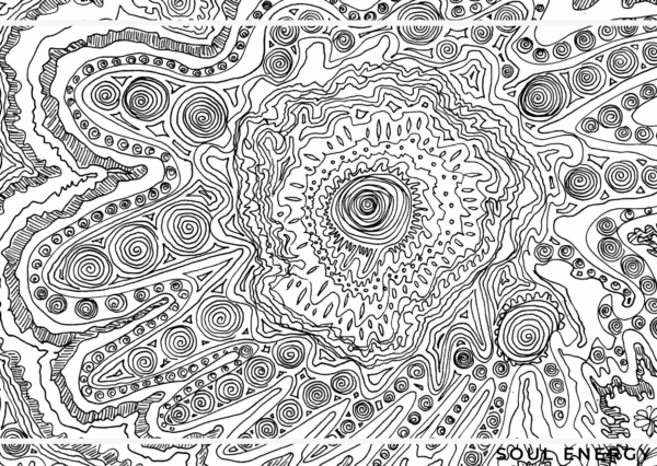 Set of 9 mandala postcards - Image 7