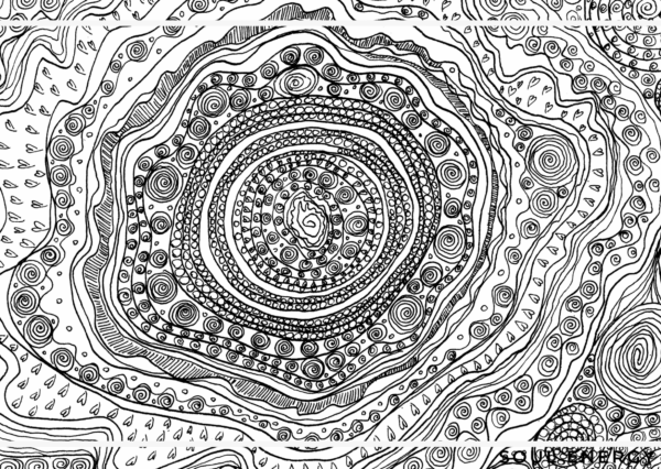 Set of 9 mandala postcards - Image 8